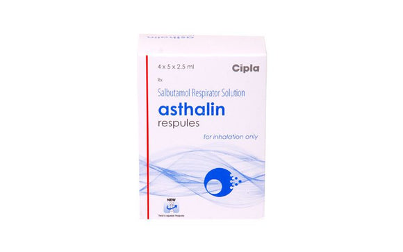 Asthalin Respules 2.5 ml (5 Respules)