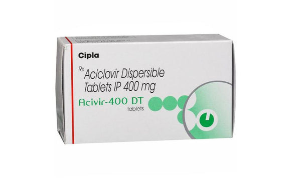 Acivir Dispersible Tablets 400mg (30 Tablets)
