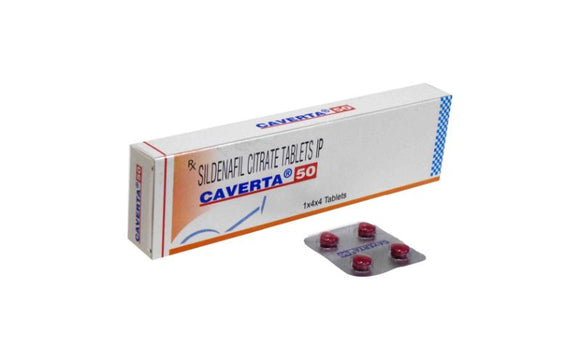 Caverta 50mg (4 Tablets)