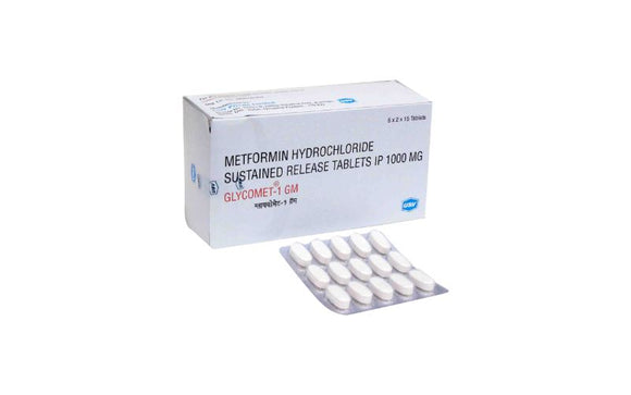 Glycomet SR 1gm (30 Tablets)
