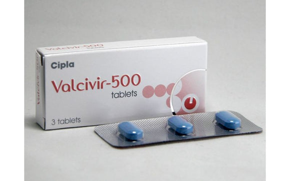 Valcivir 500mg (3 Tablets)